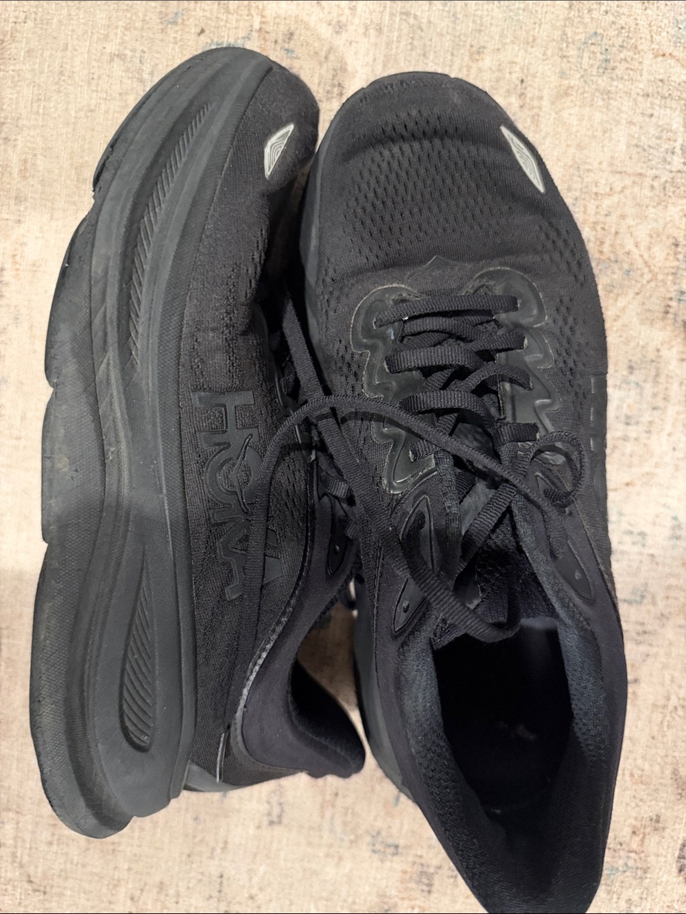 Hoka Men's Black Running Sneakers